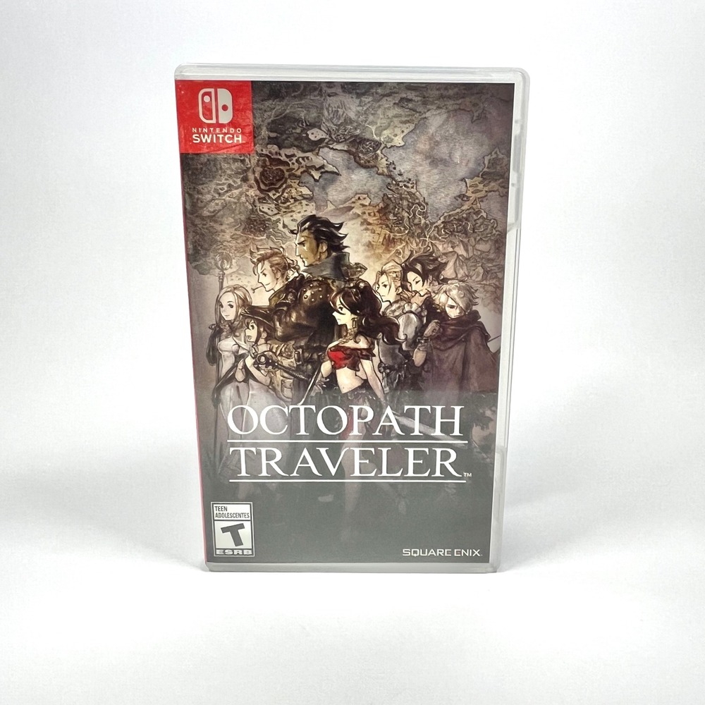 Octopath Traveler Nintendo Switch Complete CIB JRPG Tested Working Authentic